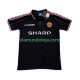 Camisola Manchester United Beckham 7 Retro Homem Equipamento Terceiro 1998 1999 Manga Curta